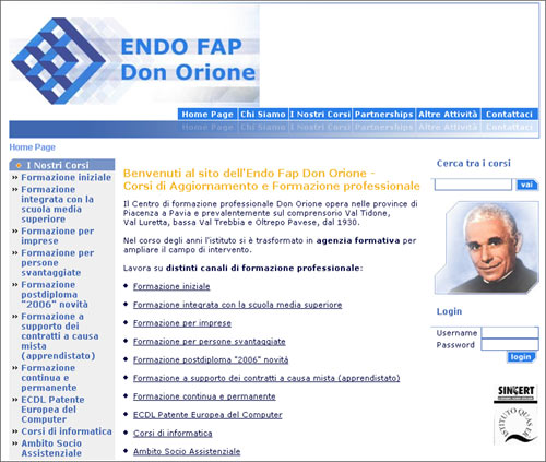 siti per scuole e corsi di formazione professionale