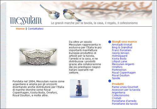 realizzazione siti web articoli per la casa e oggettistica da regalo