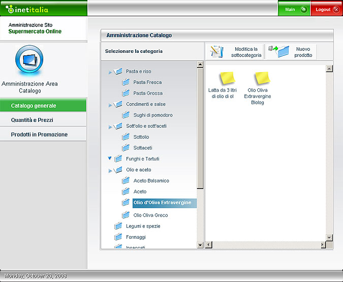 Catalogo elettronico prodotti
