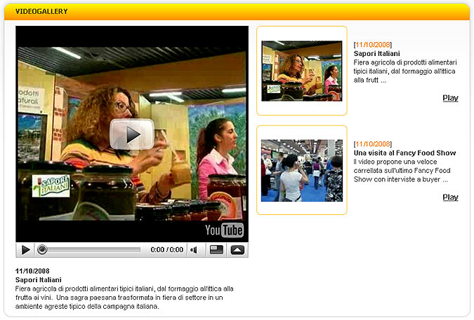 la galleria video del supermercato online spesWEB